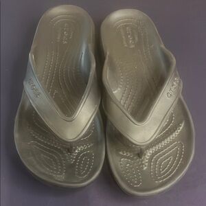 Crocs Black Slide Sandals